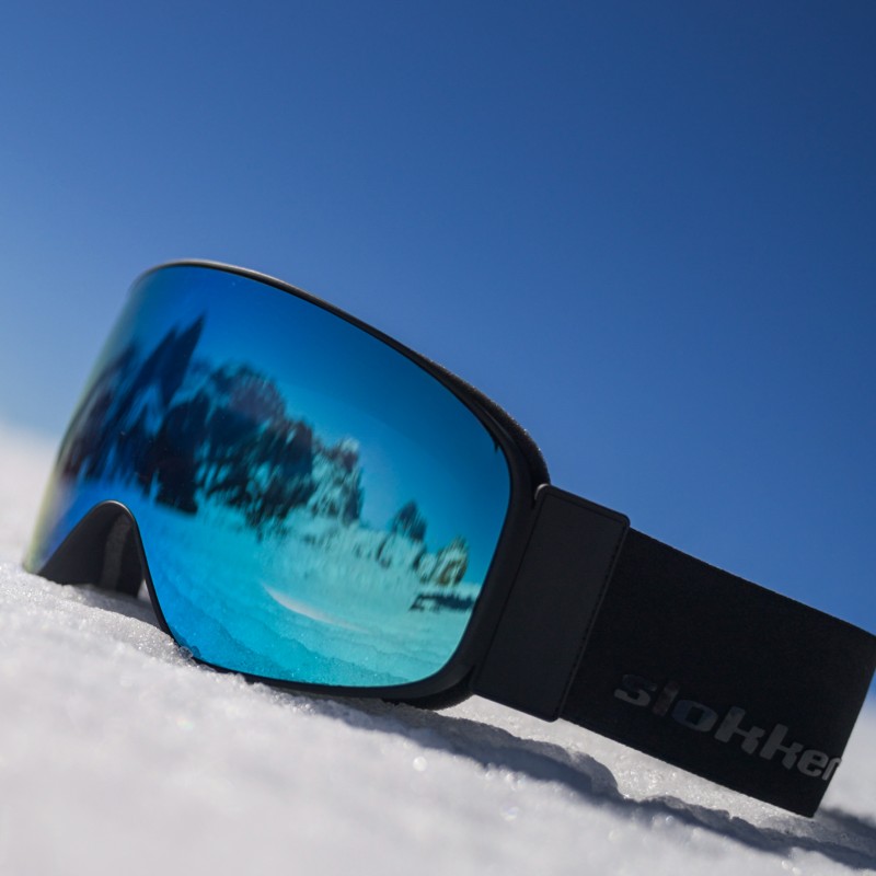 Maschera da sci Sarjo Large Lens by Zeiss - Nero/Blu - Immagine 2
